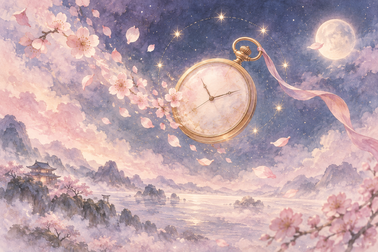 時計の数字から卦を立てる梅花心易