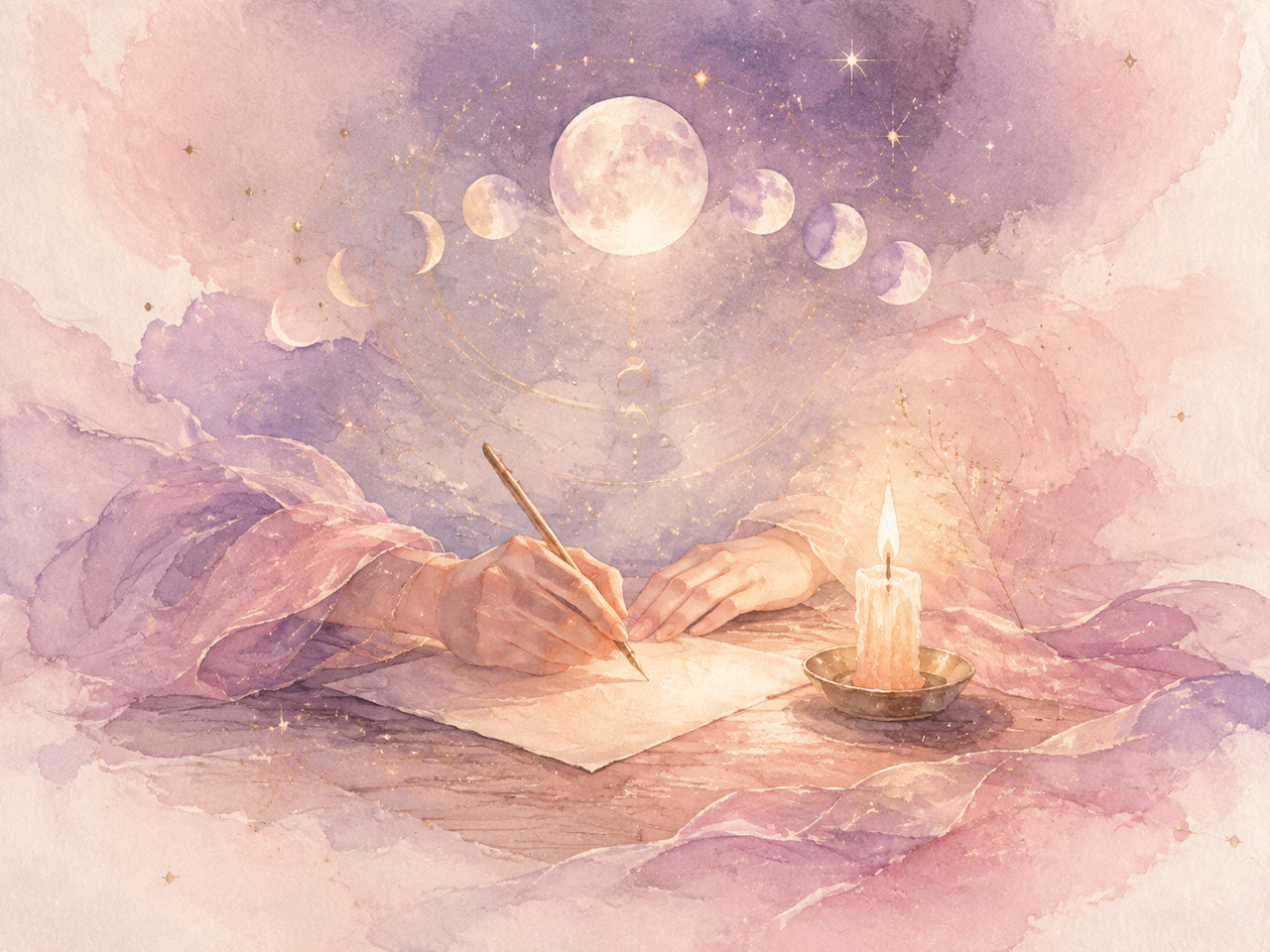 願い事を書き分ける、静かな夜の時間