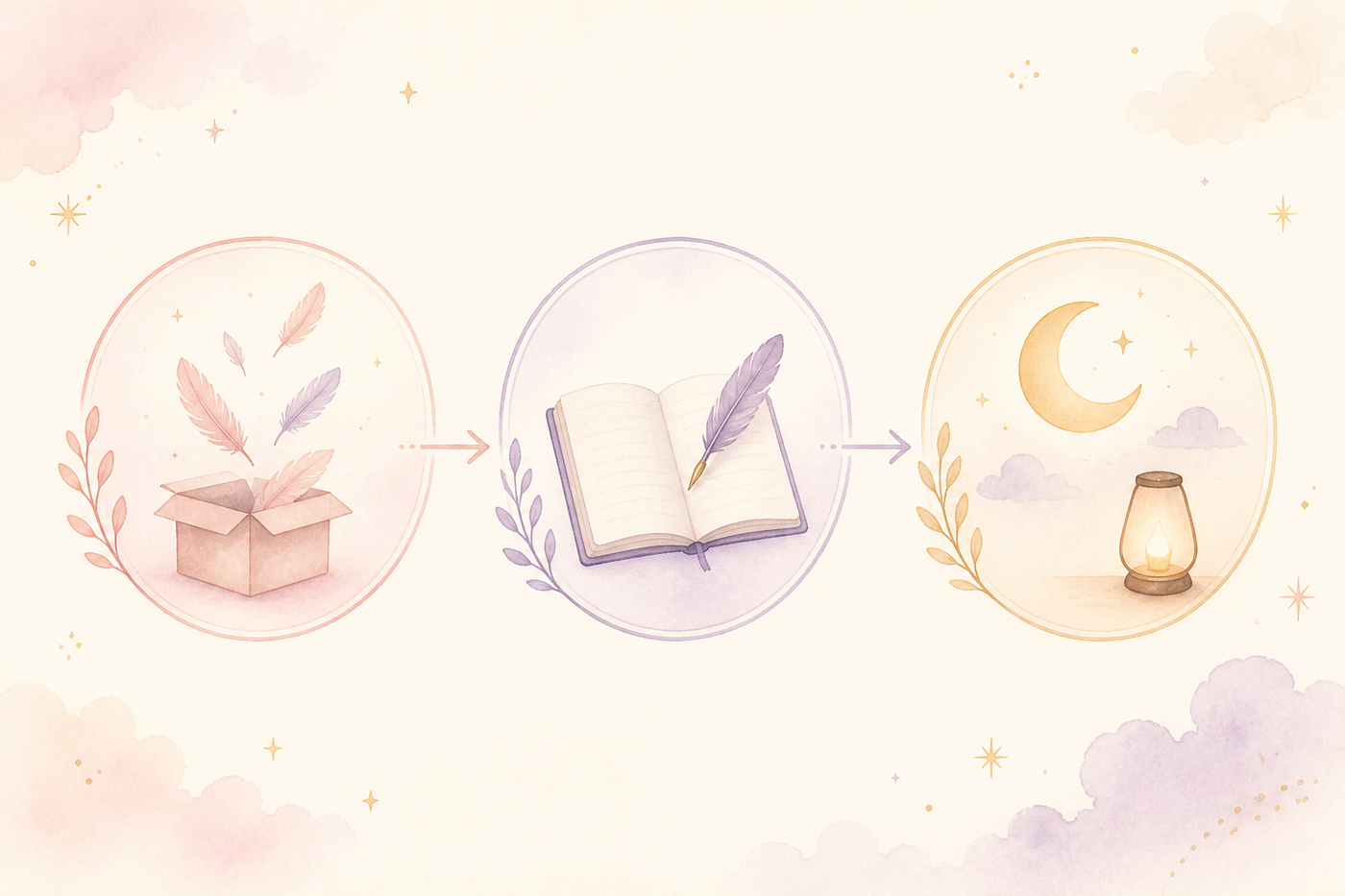 手放す・書き出す・静かに過ごす、3つのステップ