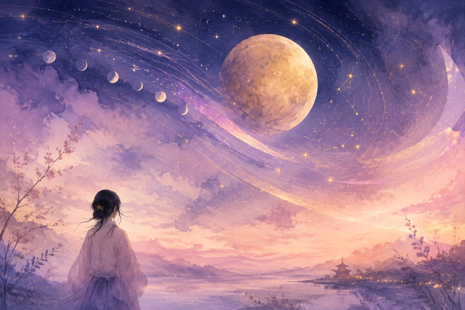 星々の乱れが照らす、届かない想いの夜